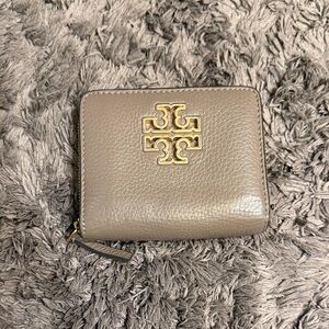 Tory Burch Small Tan Leather Wallet
